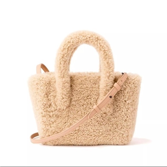 Dagne Dover Handbags - Dagne Dover Petite Shearling Tote